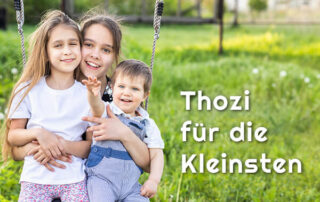 Symbolfoto Thozi für die Klensten, Große Schwester mit jungen Geschwistern